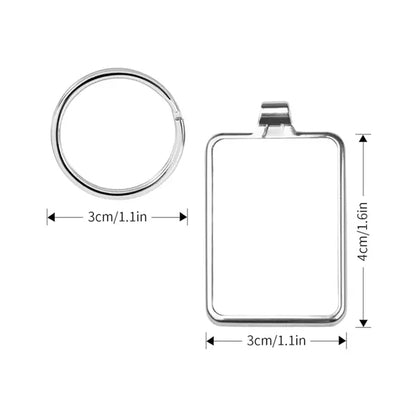 Rectangle Sublimation Keychain