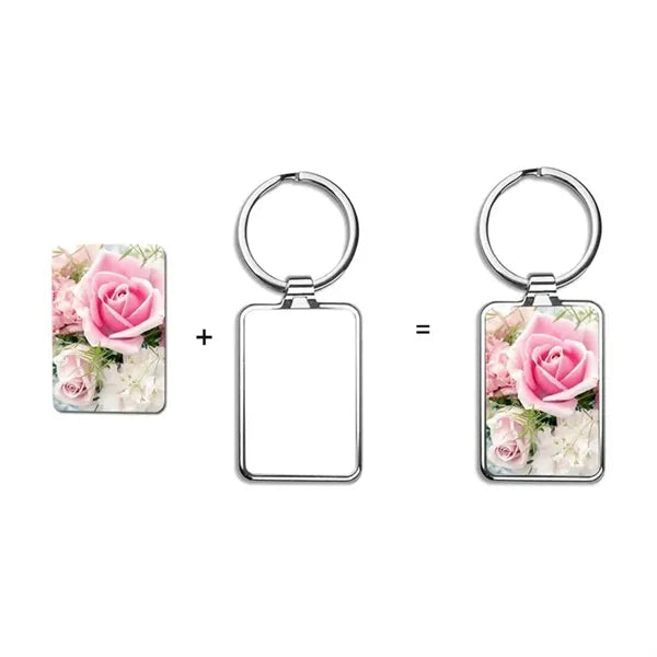 Rectangle Sublimation Keychain