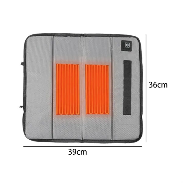 Portable USB Heated Folding Seat Cushion
