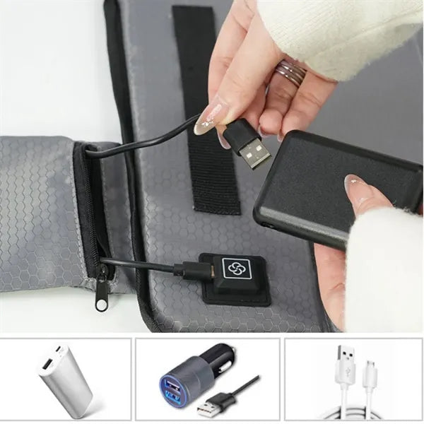 Portable USB Heated Folding Seat Cushion
