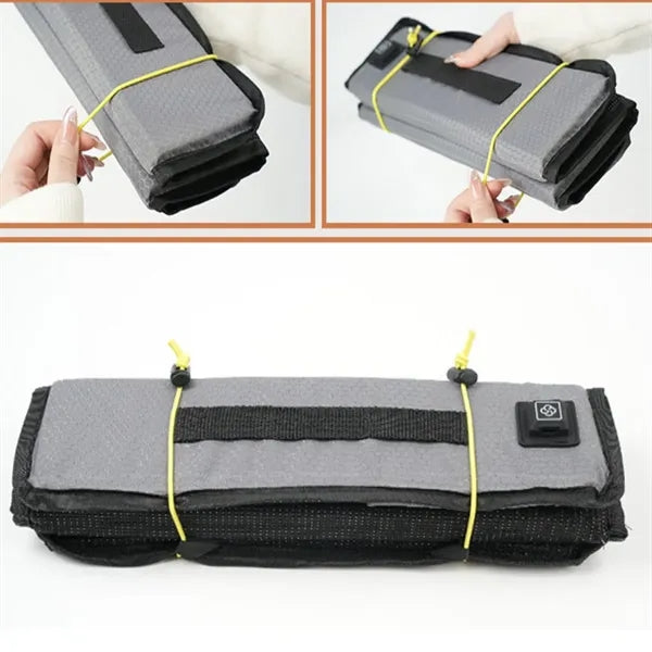 Portable USB Heated Folding Seat Cushion
