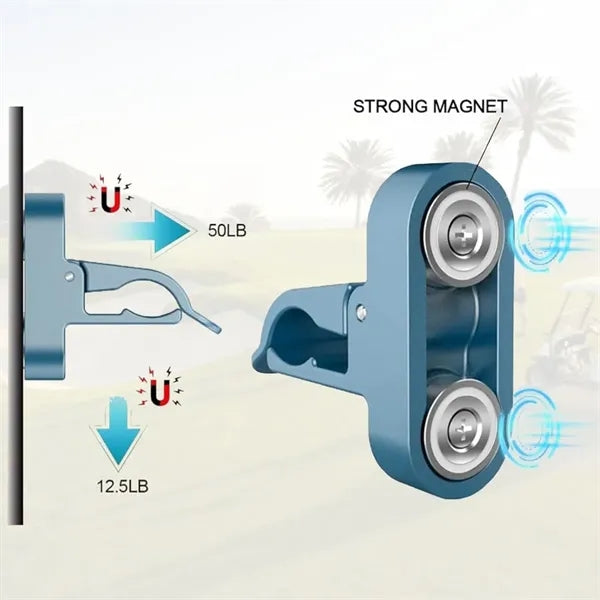 Premium Magnetic Cigar Holder for Secure Golf Cart