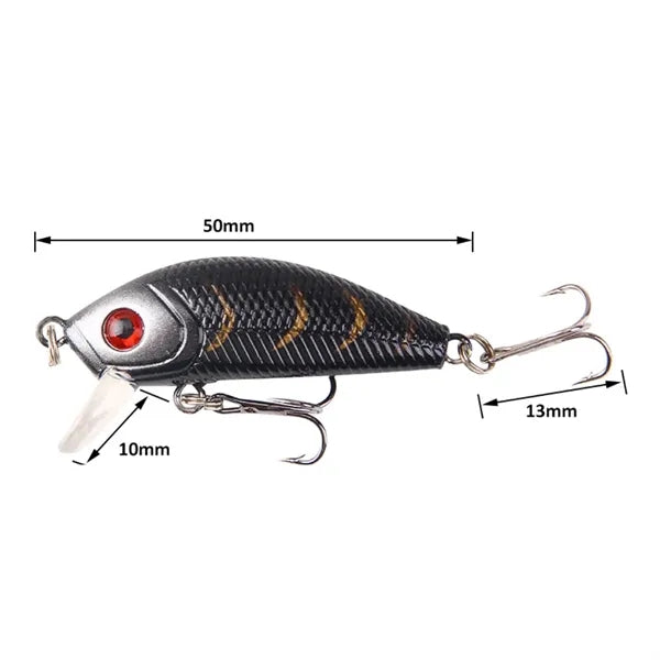 Durable Deep Diving Crankbait Lure with Realistic Finish