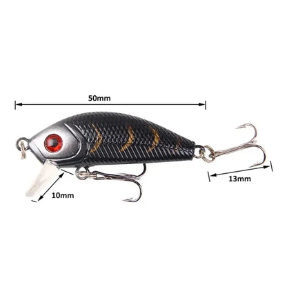 Durable Deep Diving Crankbait Lure with Realistic Finish