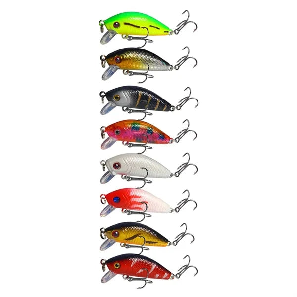 Durable Deep Diving Crankbait Lure with Realistic Finish