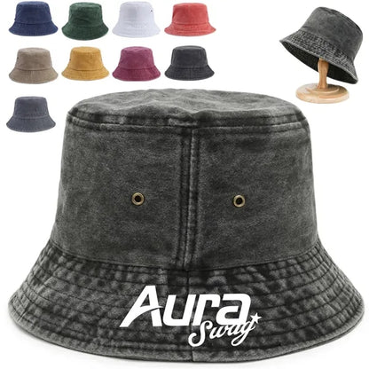 Washed Cotton Bucket Hat