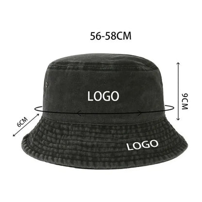 Washed Cotton Bucket Hat