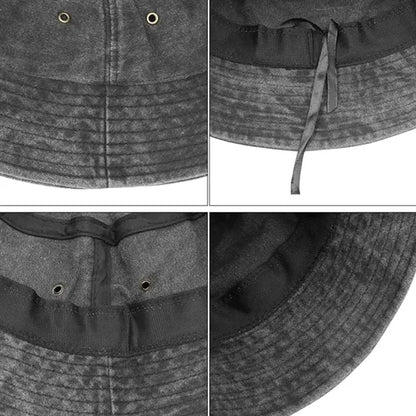 Washed Cotton Bucket Hat