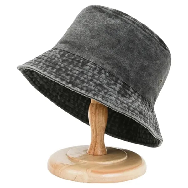 Washed Cotton Bucket Hat