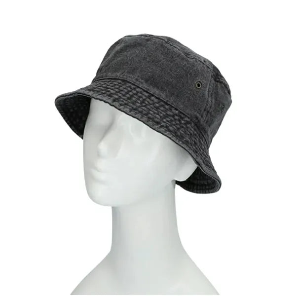 Washed Cotton Bucket Hat