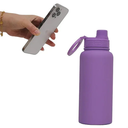 34oz. Insulated Bottle with Magnetic Phone Stand