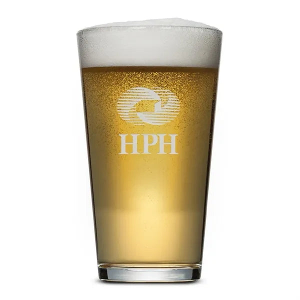 Chelsea Pub Glass - Deep Etch