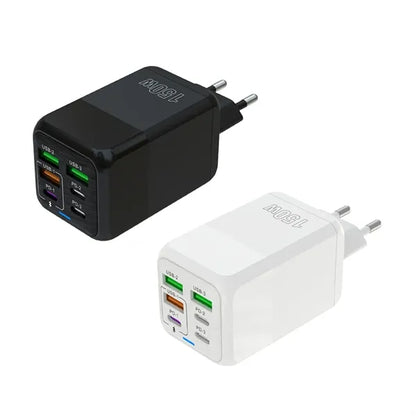 High-Speed Multi-Port Wall Charger for Quick Device Charging
