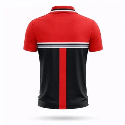 Sublimated 160G Jacquard Short Sleeve Polo Shirt