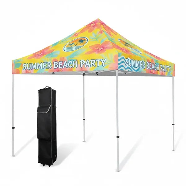 10' Hex Aluminum Frame With Full Color Canopy