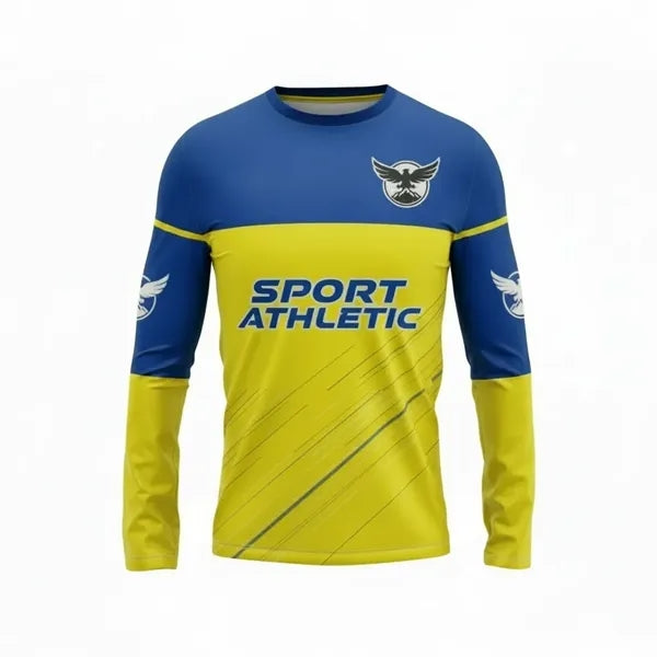 Birdseye Mesh Long Sleeve T Shirt Sublimated Unisex
