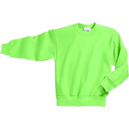 Port and Company Youth Crewneck Sweatshirt - Dark/Colors