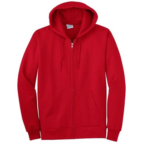 Port and Company Full-Zip Hooded Sweatshirt
