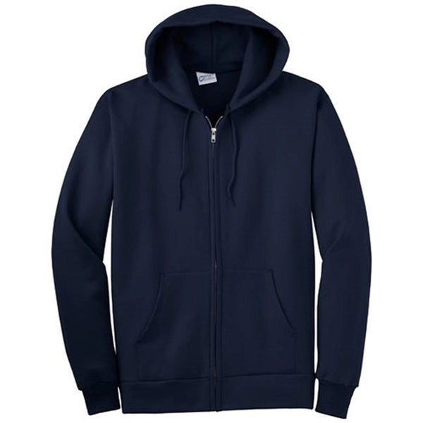 Port and Company Full-Zip Hooded Sweatshirt