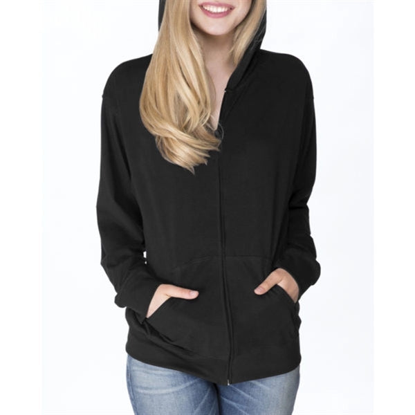 Next Level Adult Sueded Full-Zip Hoody - Dark/All