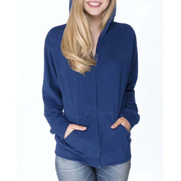 Next Level Adult Sueded Full-Zip Hoody - Dark/All