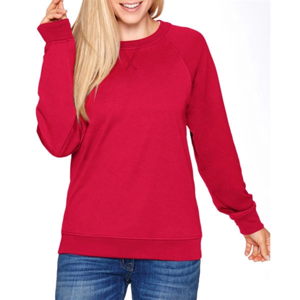 Next Level Adult French Terry Raglan Crew