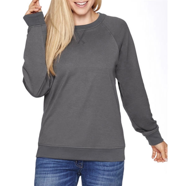 Next Level Adult French Terry Raglan Crew