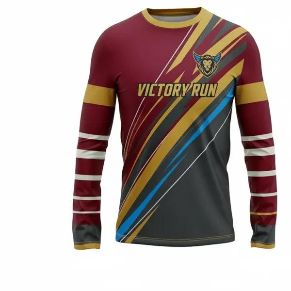 Long Sleeve Pinhole Mesh T Shirt Sublimated Unisex
