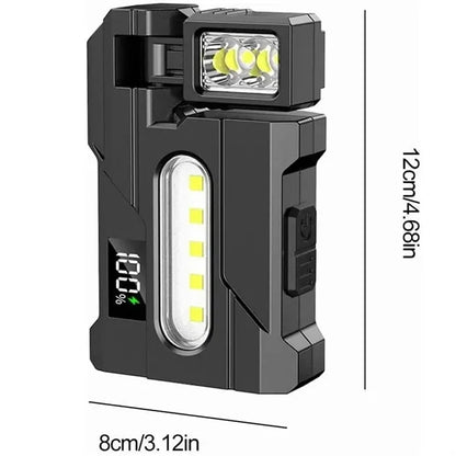 Rotatable Magnetic EDC Flashlight