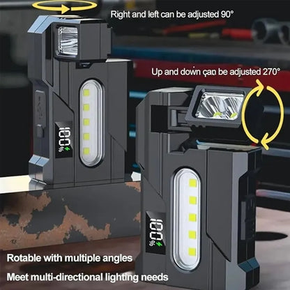 Rotatable Magnetic EDC Flashlight