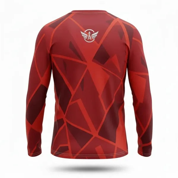 Men's Full Color UPF Mesh Long Sleeve T-Shirt