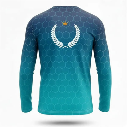 Men's Sublimated Poly Spandex Long Sleeve T-Shirt