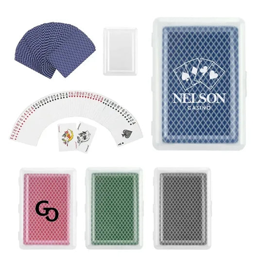 Playing Cards In Clear Case