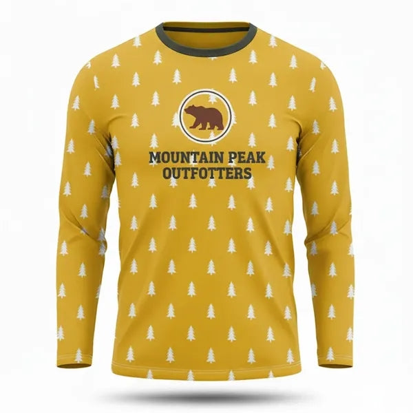Sublimated 150G Interlock Long Sleeve T-Shirt Unisex