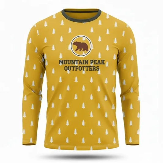 Sublimated 150G Interlock Long Sleeve T-Shirt Unisex