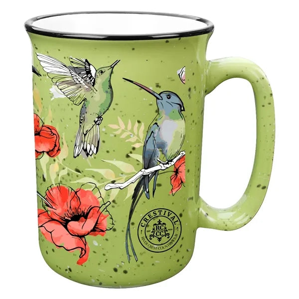 14 Oz. Full Color Tall Campfire Mug