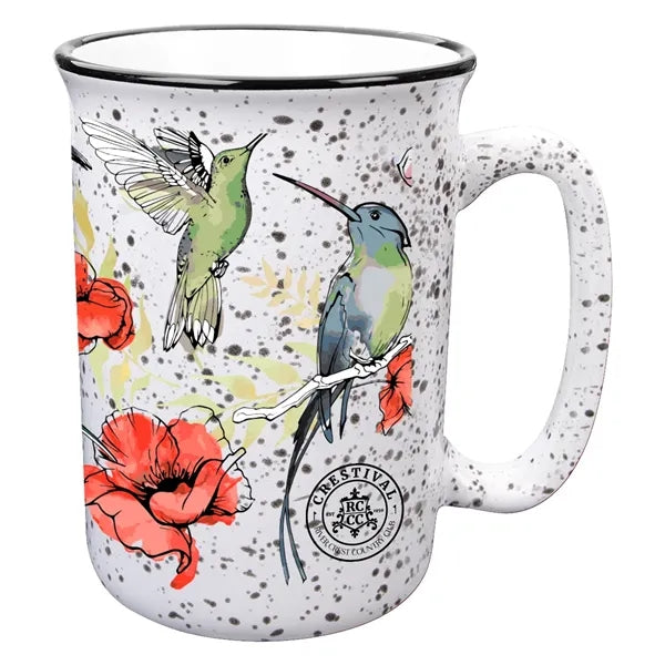 14 Oz. Full Color Tall Campfire Mug
