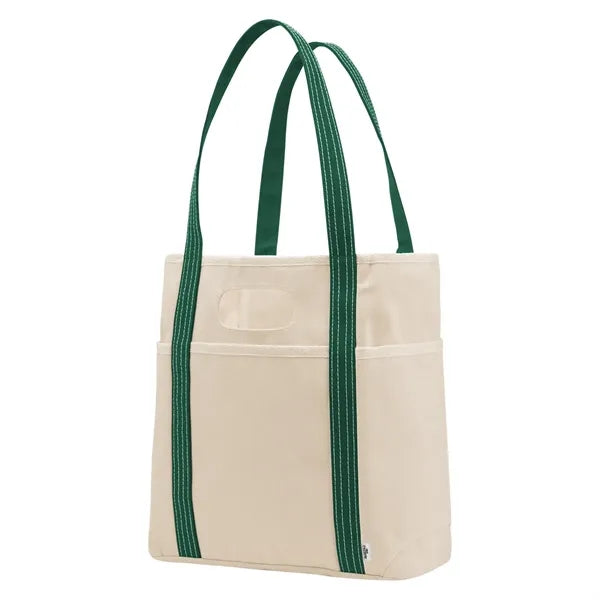 Farm Stand 14 Oz. Cotton Canvas Dual Handle Tote Bag