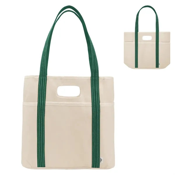 Farm Stand 14 Oz. Cotton Canvas Dual Handle Tote Bag