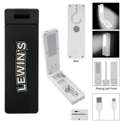 Logan 13-Piece Tool Set With Rechargeable Light