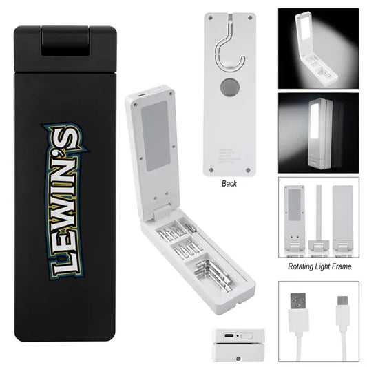 Logan 13-Piece Tool Set With Rechargeable Light
