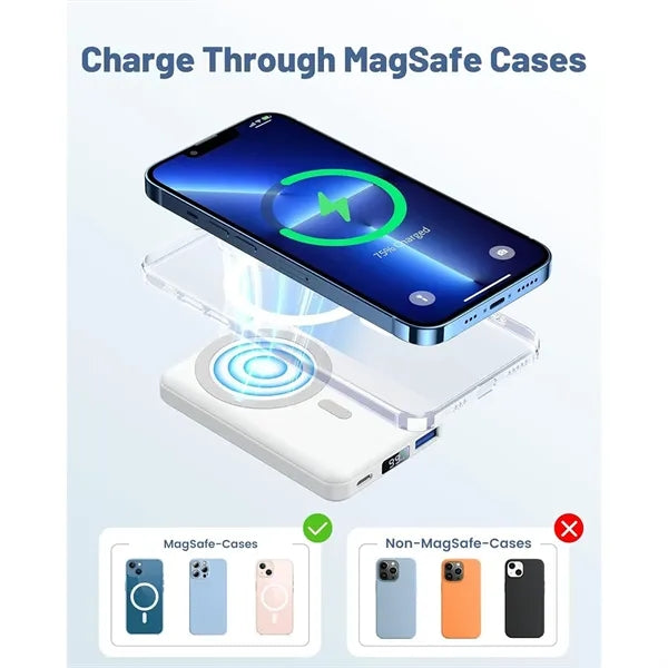 Magnetic wireless power bank
