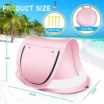 Sun Shade Baby Beach Tent w/ Mosquito Net