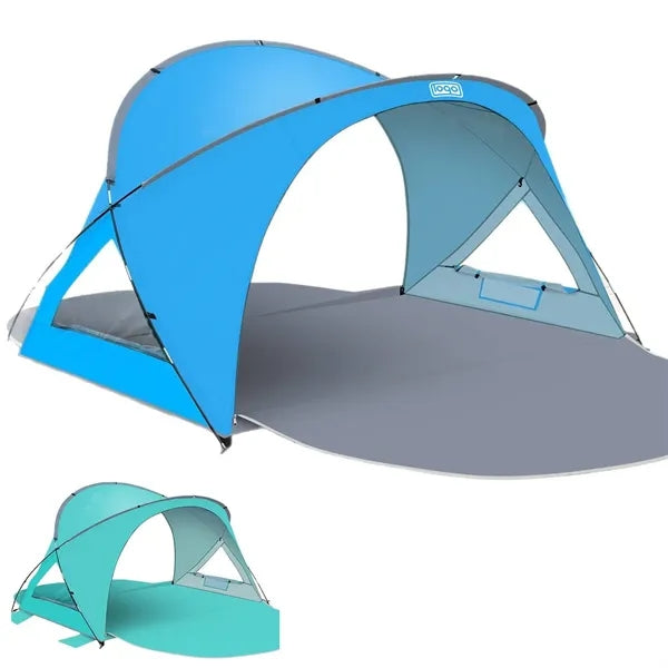 Dual Zipper Doors UV Protection Beach Tent