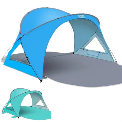 Dual Zipper Doors UV Protection Beach Tent