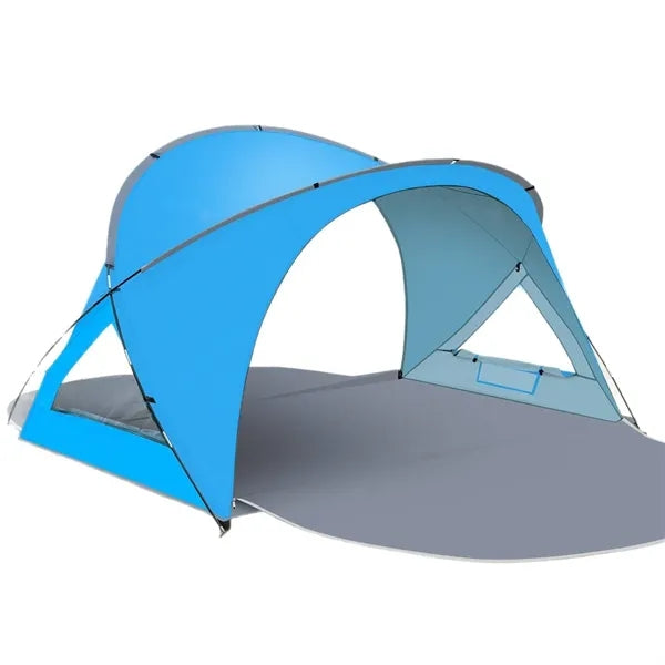 Dual Zipper Doors UV Protection Beach Tent