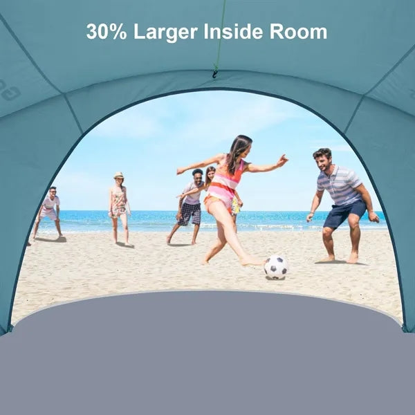 Dual Zipper Doors UV Protection Beach Tent