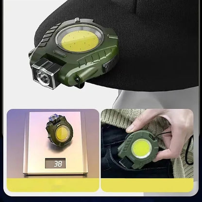 Magnetic Motion Sensor Headlamp with Clip & Bottle Opener