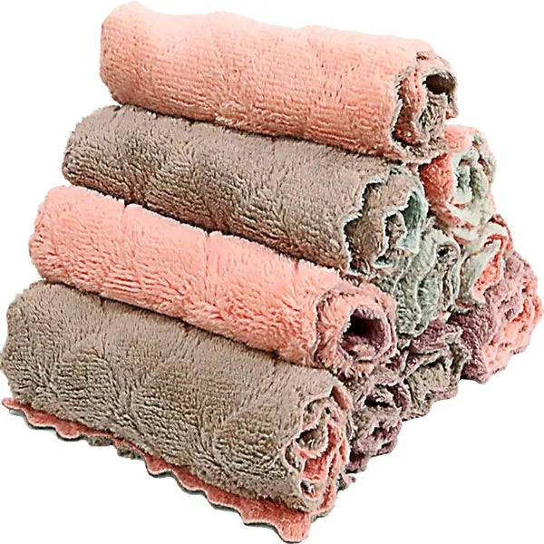 Thick Microfiber Dish Cloth - Absorbent & Scratch-Free