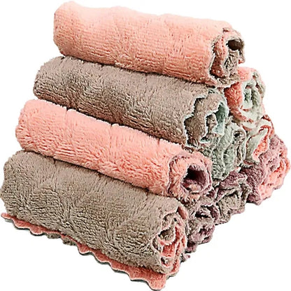 Thick Microfiber Dish Cloth - Absorbent & Scratch-Free